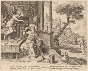 The Angel Orders Saint Philip to Accompany the Ethiopian Eunuch