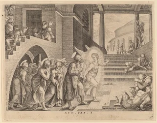 The Apostles Delivered from Prison by an Angel