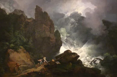 An Avalanche in the Alps