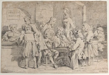 Playing Tric Trac, 1763