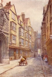 Cloth Fair, West Smithfield, looking West, 1904