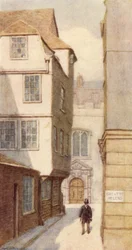 No 10 Great St Helens, and Entrance of St Helens Church