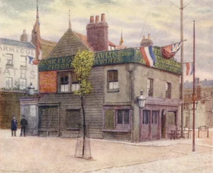 Vine Tavern, Mile End, looking East