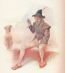 Launce and His Dog