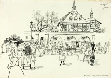 Sketch in the Midway Plaisance