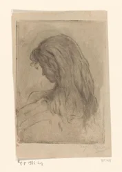Woman with Long Hair, Seen from Behind