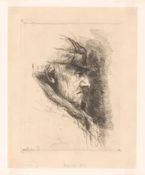 Head of an Old Man with Cap