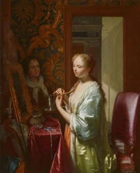 Lady at Her Toilet