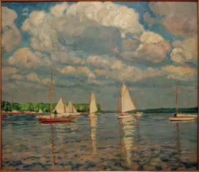 Sailboats on the Wannsee