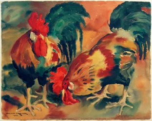 Two Roosters