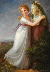 Ida Garlanding Her Mother
