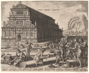 The Temple of Diana at Ephesus from the series The Eighth Wonders of the World After Maarten van Heemskerck