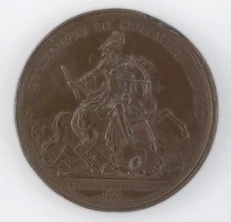 Bronze medal commemorating the death of Frederick, Duke of Schomberg
