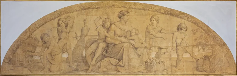 The Seven Fat Years - Cartoon for the Fresco in the Casa Bartholdy