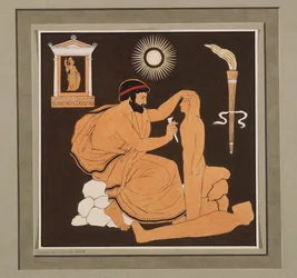Prometheus Molding Man from Clay