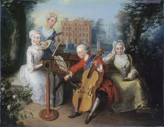 Group Portrait of the Children of King George II of England