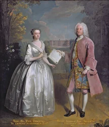 Portrait of Henry 7th Viscount Irwin and his Wife Anne