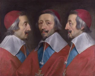 Triple Portrait of the Head of Richelieu, 1642