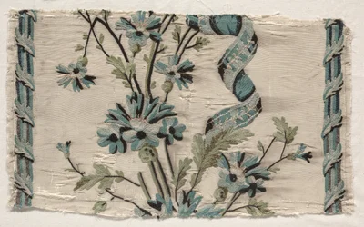 Two Pieces of Embroidery, 1723-1774
