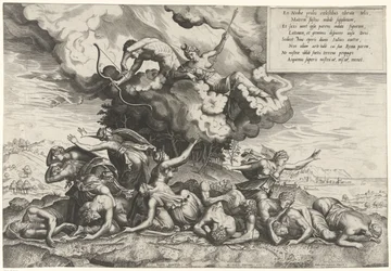 Apollo and Diana Kill the Children of Niobe