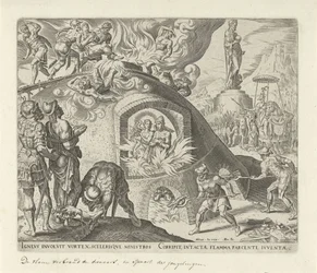 Shadrach, Meshach, and Abednego Thrown into the Fire
