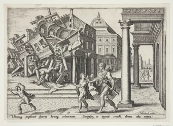 Samson Let Out of the Prison and Destroying the Temple of the Philistines