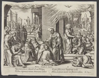St. Peter, St. John and St. Philip Laying Their Hands on the Baptized at Samaria