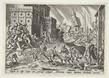 The Corpse of the King of Ai Brought to the Gate of the City