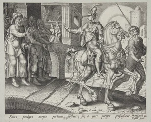 The Prodigal Son Leaving His Father