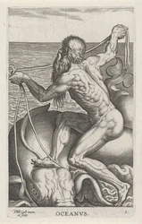 Sea God Oceanus, River and Sea Gods, Semideorum Marinorum amnicorumque sigillariae imagines perelegantes