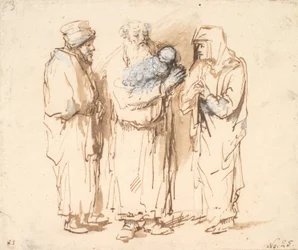 Joachim with the Infant Christ, Anna, and a Third Figure
