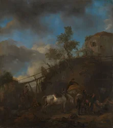 Blacksmith Shoeing a Horse, circa 1652-1655