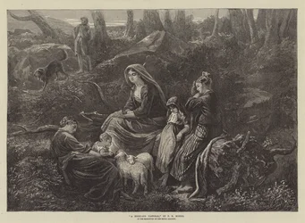 A Highland Pastoral, in the Exhibition of the Royal Academy