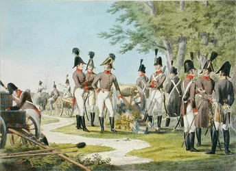 The New Artillery and Equipment of the Imperial Royal Austrian Army after the Napoleonic Wars, c.1820