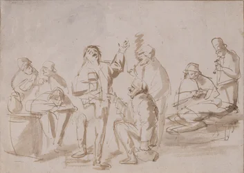 Peasants in a Tavern, c.1662