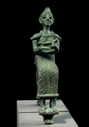 Statuette of a Sitting Goddess