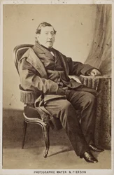 Portrait of the Composer Gioachino Antonio Rossini, ca 1860