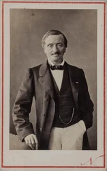 Portrait of the Composer Antoine Elwart, 1808-1877, ca 1860