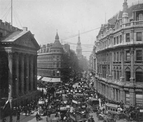The Mansion House and Cheapside, City of London, c1890-1911