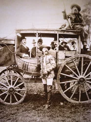 Buffalo Bill Cody and his Deadwood coach