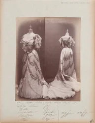 Album Page: House of Worth, Ball Gown
