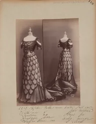 Album Page: House of Worth, Ball Gown