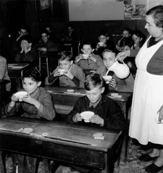 Free Milk in French Schools, 8th December 1954