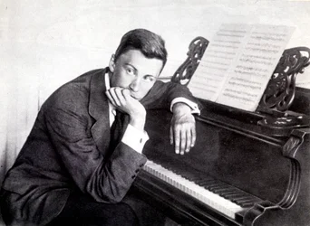 Sergei Prokofiev and his piano