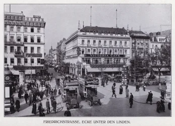 Friedrichstrasse, Corner of Unter den Linden, Berlin
