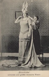 Brunhilde, the most beautiful and tallest German giantess