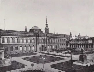 Royal Painting Gallery, View from Zwinger