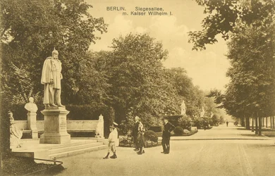 Siegesallee and Statue of Kaiser Wilhelm I, Berlin