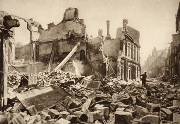 View of Rue St. Martin, Soissons