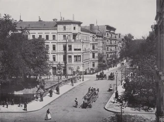 Von der Heydt Bridge and Bendler Street